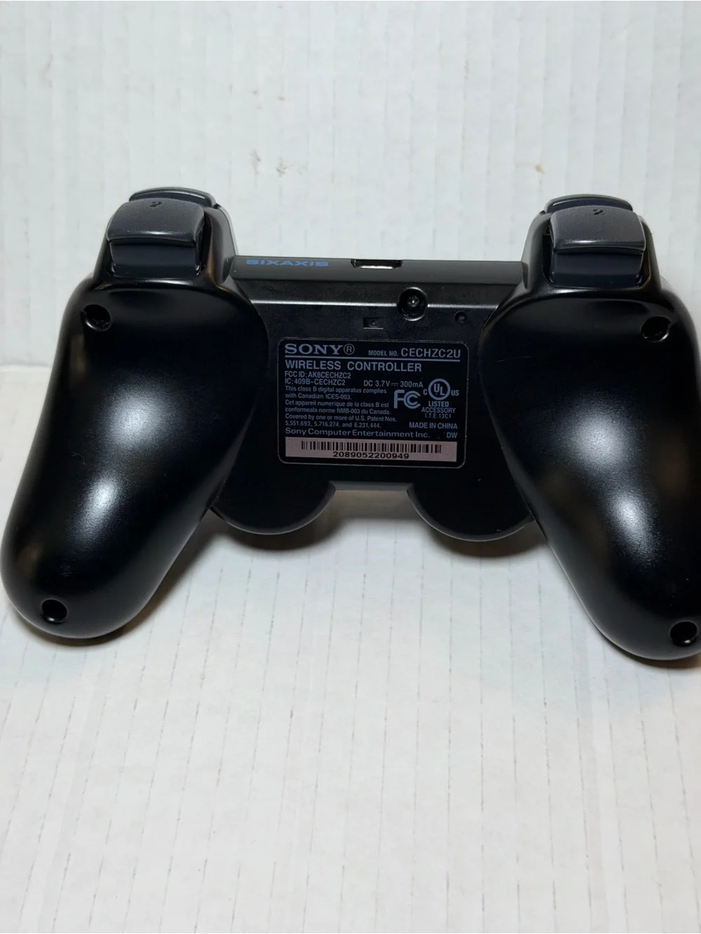 OEM PS3 Sony DualShock 3 PlayStation 3 Controller - Black - Tested, Working